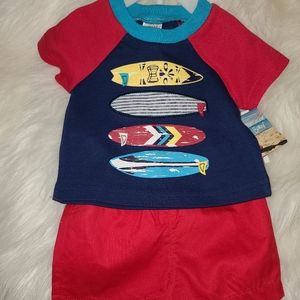 Surf board outfit  sz 6mos nwt